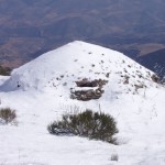 Nevera de Santa Brígida en el cresterío de la Sierra de Vicor