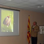 Nuestro compañero, Manuel Lorenzo durante la charla.
