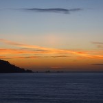Puesta de sol en el Cabo Ortegal vista desde la costa de Loiba (Ortigueira).